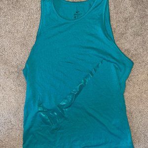 Teal Nike Running Tank